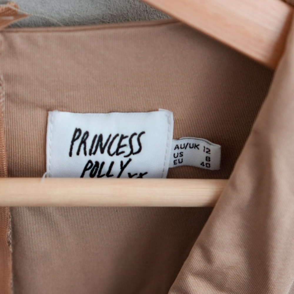 Princess Polly Jude Long Sleeve Bodysuit - Brown Size 8 - Picture 5 of 7